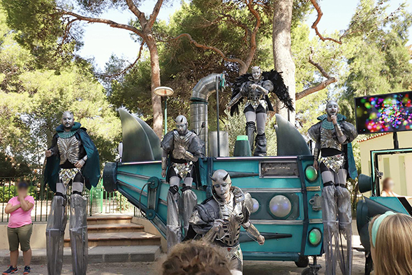 carrozas nave ficticia spots publicidad sets eventos