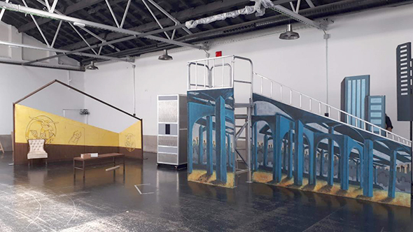 construccion decorados sets decorado paneles