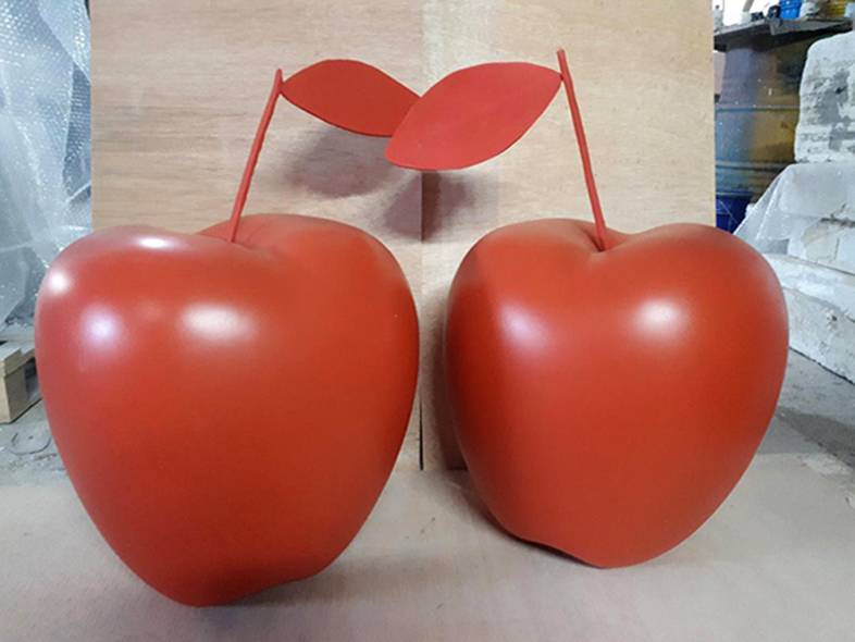 Alimentos atrezzo frutas ficticios fibra de vidrio reproducciones