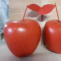 Alimentos atrezzo frutas ficticios fibra de vidrio reproducciones
