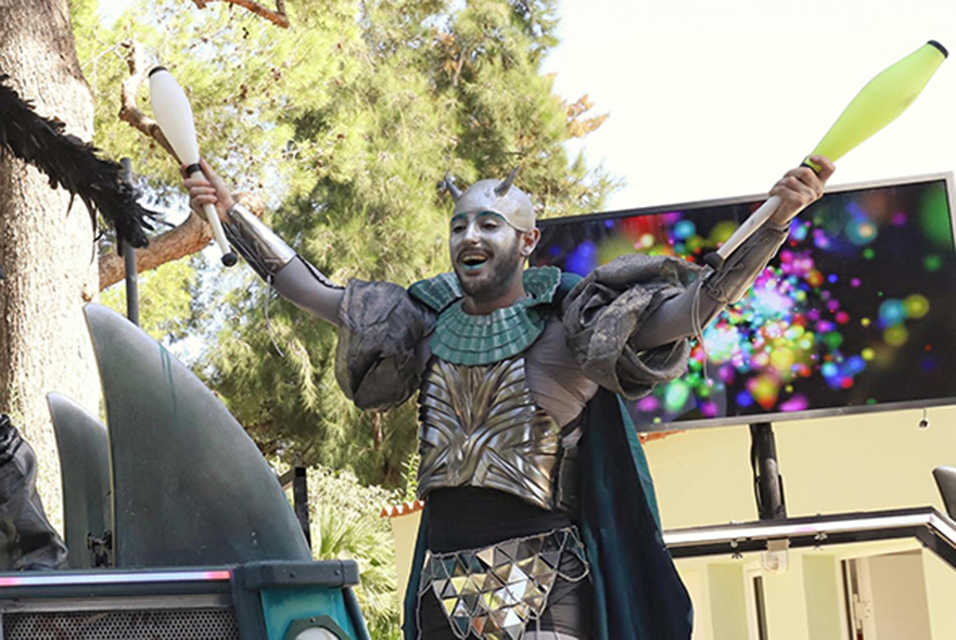 Soft combat recreacion cine cuernos latex cascos