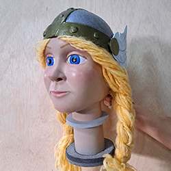 Ragnarok freya titeres fibra de vidrio muñeca thor