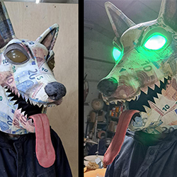 Ficticios publicitarios props ciencia ficcion mascaras latex